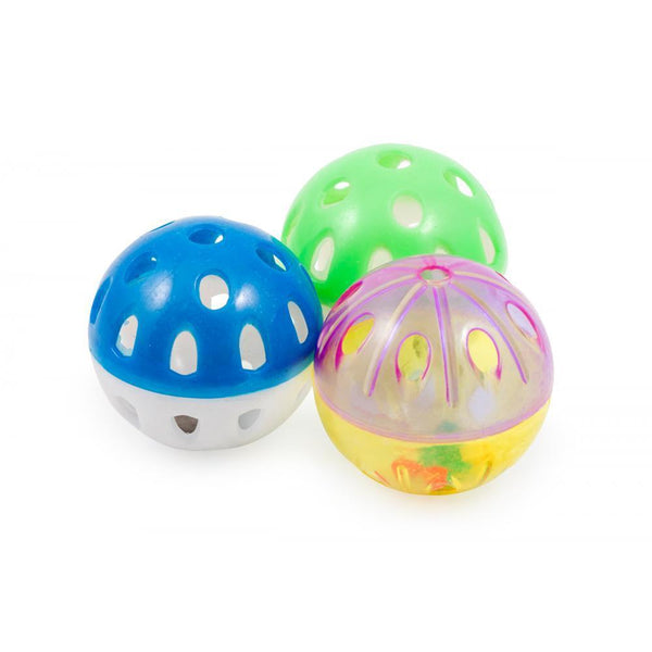 Ancol Plastic Ball & Bell