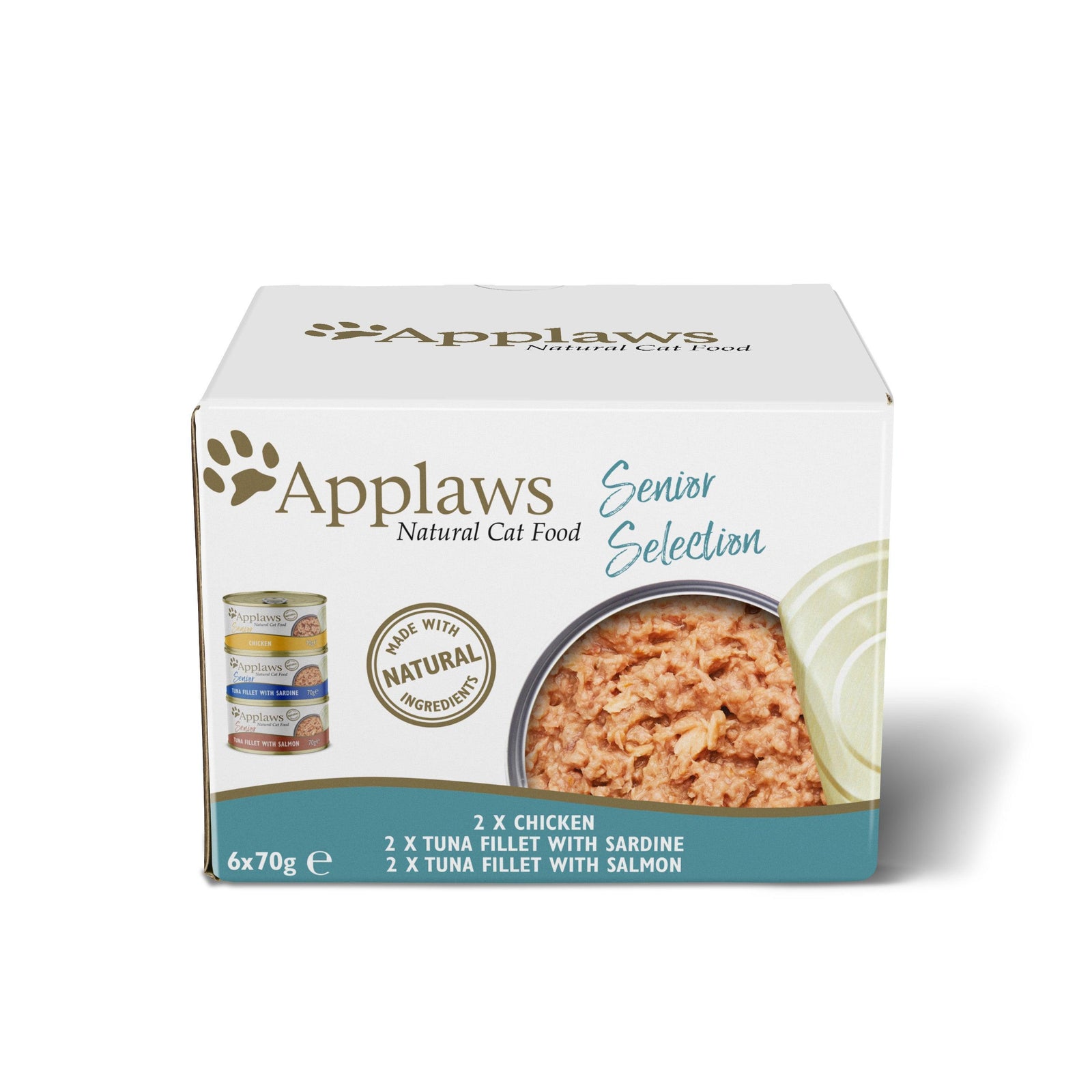 Applaws Cat Senior Mix Selec Tin 24x70g