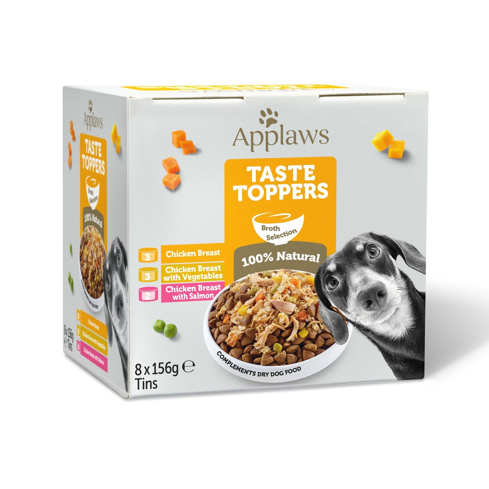 Applaws Dog Topper Broth Tin 8x156g Multipack