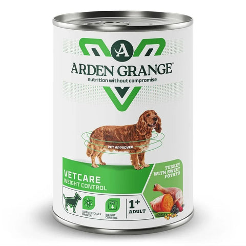 Arden Grange VetCare Weight Control Turkey with Sweet Potato 395g x 6