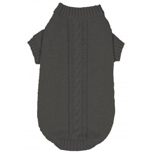Banbury & Co Knitted Dog Jumper Grey Xsml