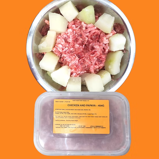 Northern Raw Feeds - Chicken & Papaya - 454g