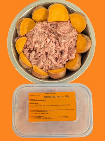 Northern Raw Feeds - Duck & Sweet Potato - 454g