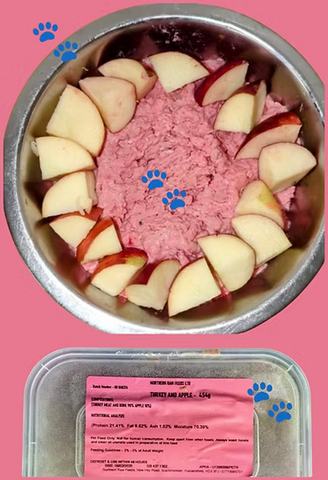Northern Raw Feeds - Turkey & Apple - 454g