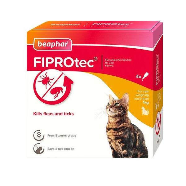 Beaphar FIPROtec Cat 4 pipettes x6