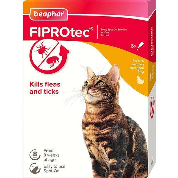 Beaphar FIPROtec Cat 6 pipettes
