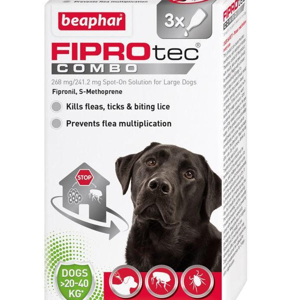 Beaphar FIPROtec COMBO Lrg Dog 3 pip x6