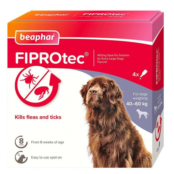 Beaphar FIPROtec XLarge Dog 4 pipette x6