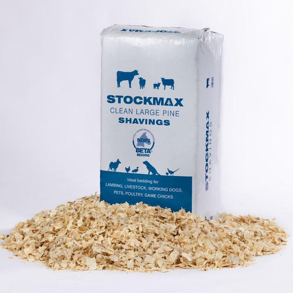 Bedmax Stockmax Pine Large Flake Shavings