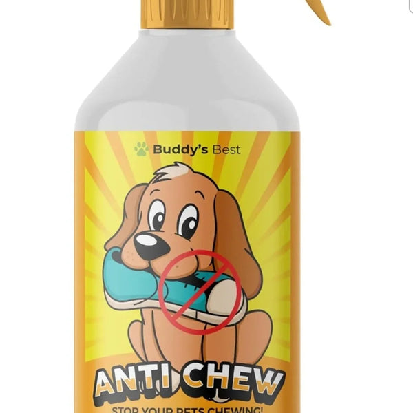 BUDDY'S BEST Anti Chew Spray for Puppies & Dogs