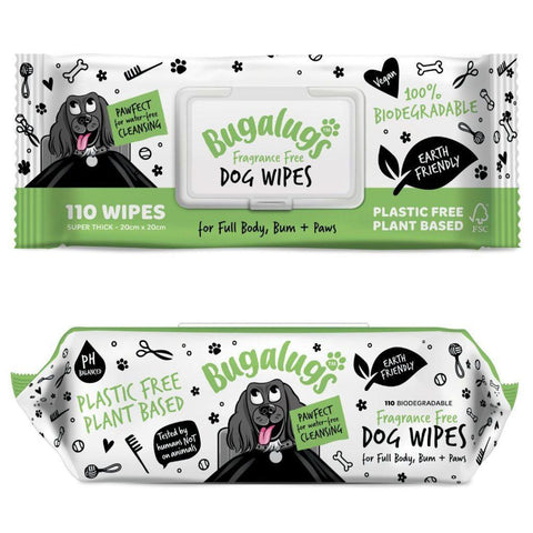 Bugalugs Fragrance Free Pet Wipes