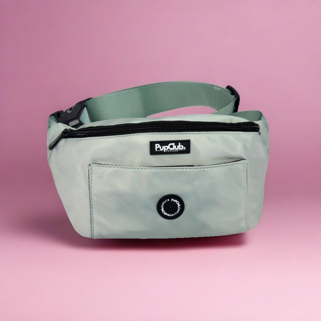 Dog Walking Bum Bag - Sage Green
