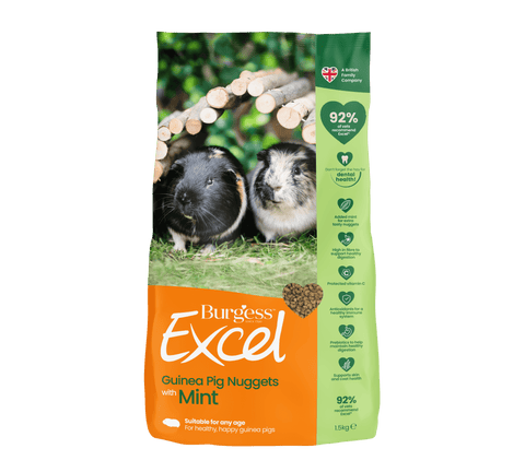 Burgess Excel Guinea Pig Nuggets 4x1.5kg