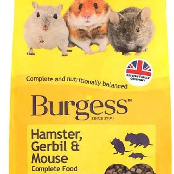 Burgess Hamster Gerbil & Mouse Pellets 750g