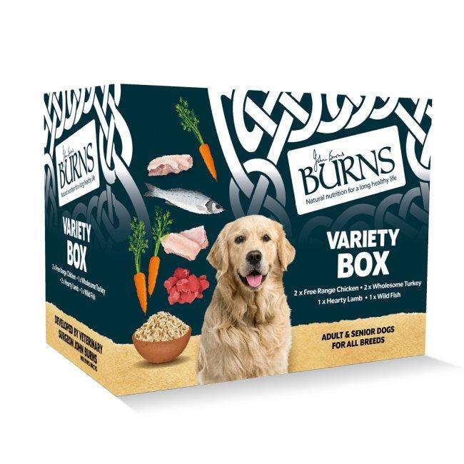 Burns Dog Trays Variety Box 6x395g
