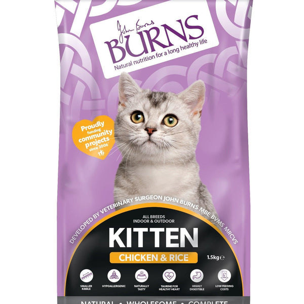 Burns Kitten Chicken & Rice