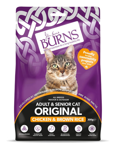 Burns Original Cat Chicken & Rice10x300g