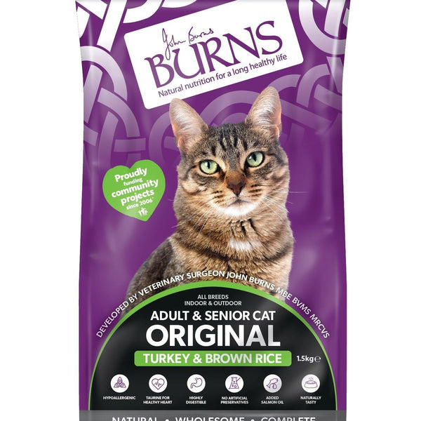 Burns Original Cat Turkey & Rice