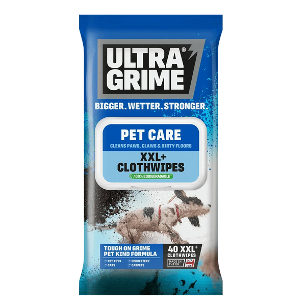 UltraGrime XXL Pet Care Clothwipes 40pk