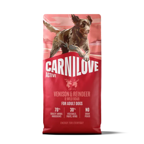Carnilove Active Venison, Reindeer & Wild Boar 12kg
