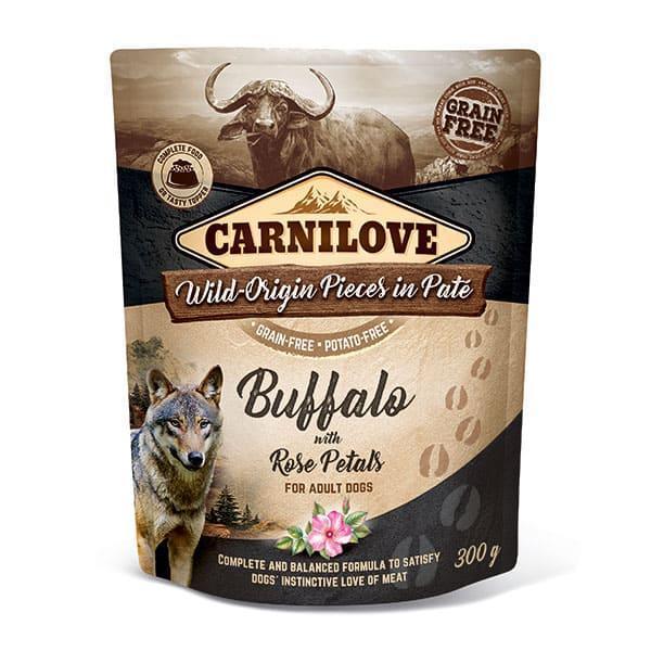 Carnilove Buffalo with Rose Petals Wet Dog Food 300g
