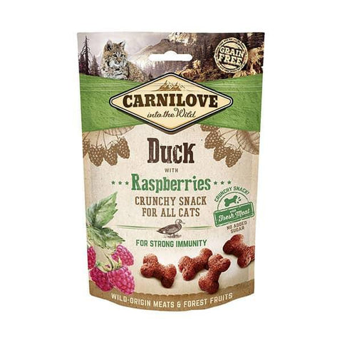 Carnilove Duck with Raspberries Cat Treats 10 x 50g