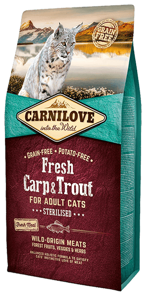 Carnilove Fresh Carp & Trout Dry Cat Food
