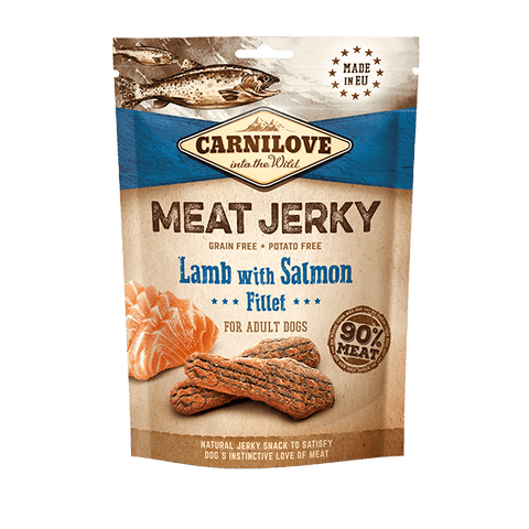 Carnilove Lamb with Salmon Fillet Meat Jerky Dog Treats