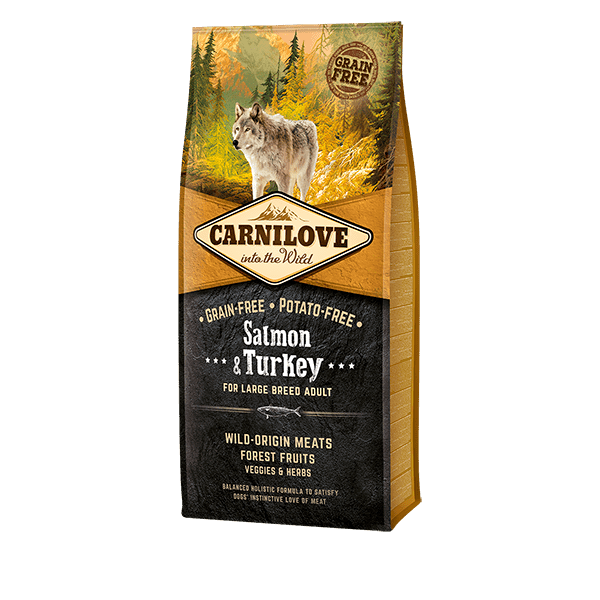 Carnilove Salmon & Turkey (Large Breed Adult)
 Dry Dog Food