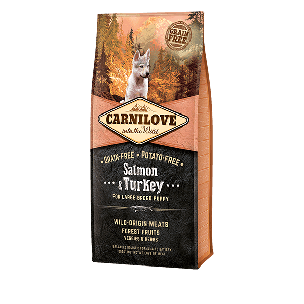 Carnilove Salmon & Turkey Puppy Food for Large Breeds