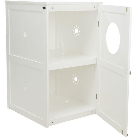Cat house for litter box XL, 2 levels, MDF