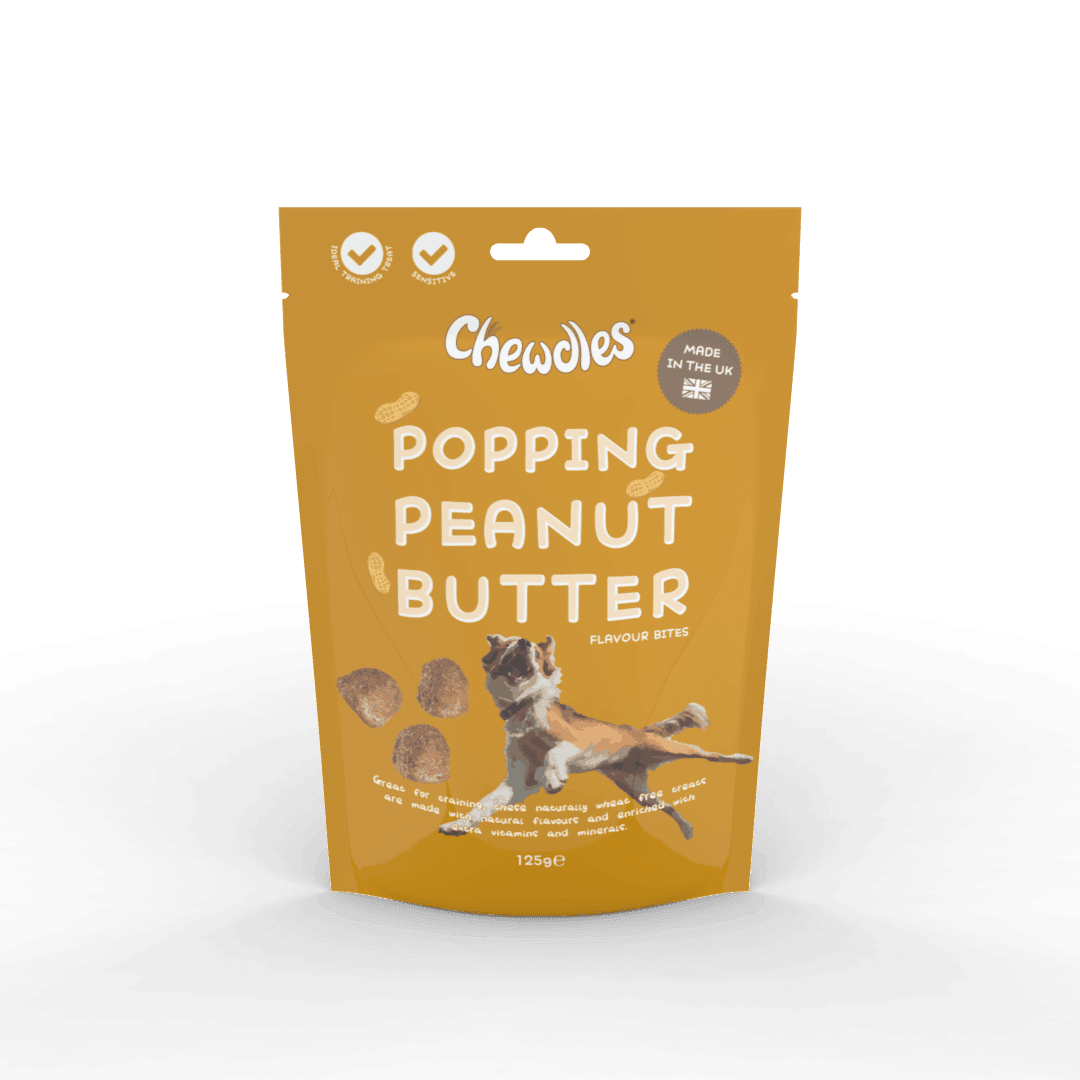 Chewdles Popping Peanut Butter Bites 5 x 125g
