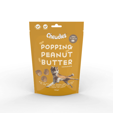 Chewdles Popping Peanut Butter Bites 5 x 125g
