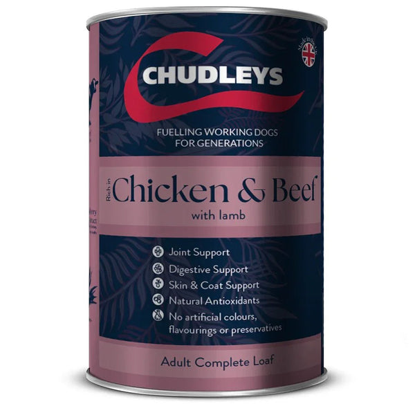 Chudleys Chicken & Beef with Lamb Wet 12x395g