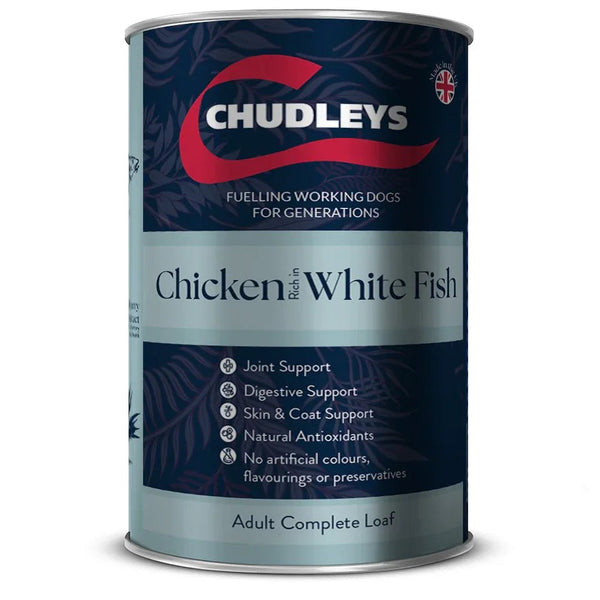 Chudleys Chicken Rich in White Fish 12 x 395g