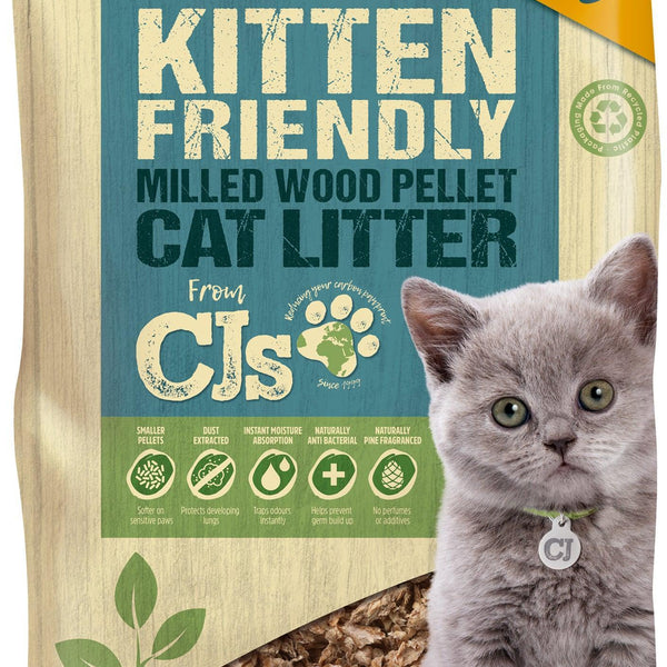 CJs Kitten Friendly Litter Pellets