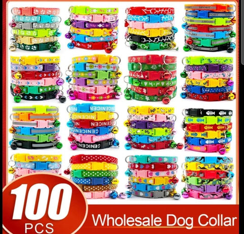 CLEARANCE - 100 Puppy / Kitten Collars (Adjustable)