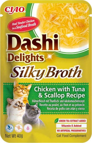 Dashi Delights Silky Broth Chicken with Tuna & Scallop Recipe