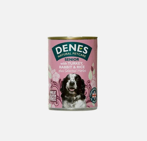 Denes Senior Dog Turkey Rabbit Rice Herbs 400g x 12