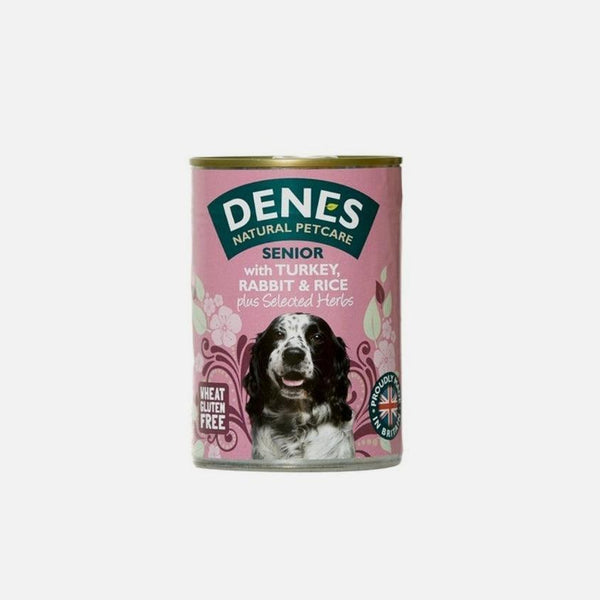 Denes Senior Dog Turkey Rabbit Rice Herbs 400g x 12