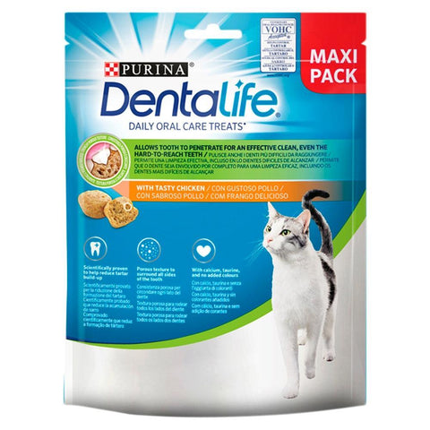 DENTALIFE Chicken Dental Cat Treats, 140g