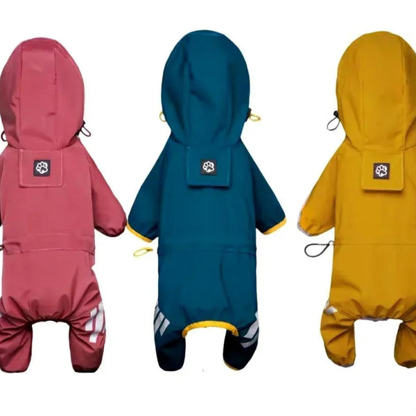 Dog Sports Rain Coat - with hood