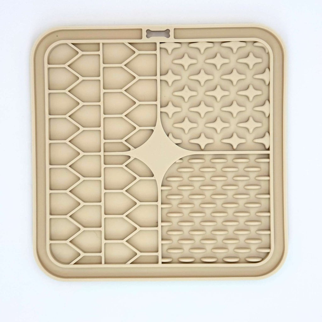 Dog Lick Mat - Cream