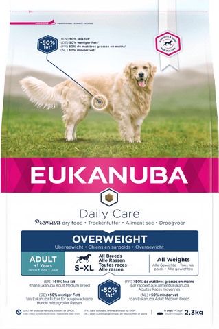 Eukanuba Daily Care Overweight Adult Dry Dog Food - Chicken 2.3kg