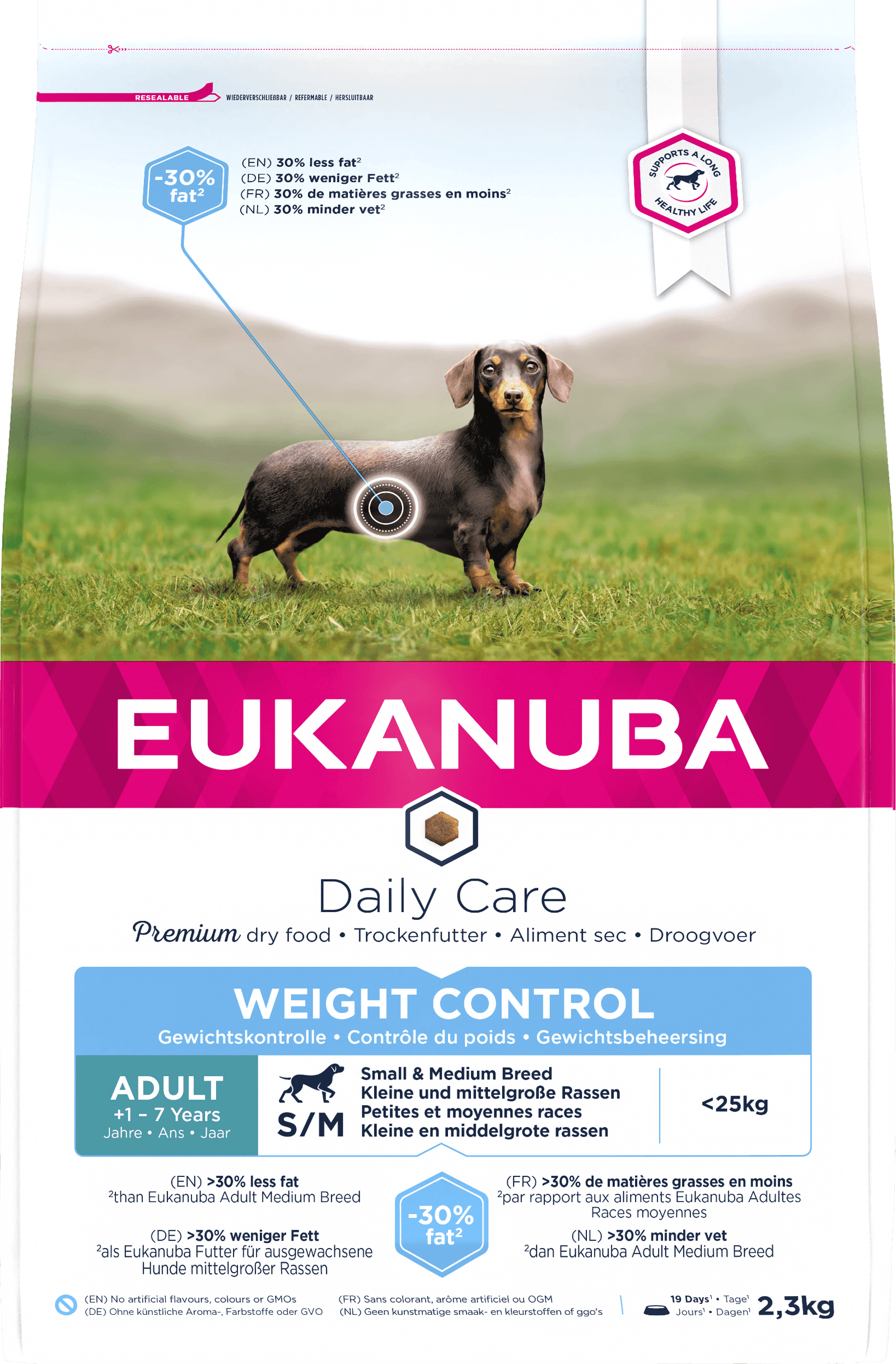 Eukanuba Daily Care Weight Control Small Medium Breed 2.3kg