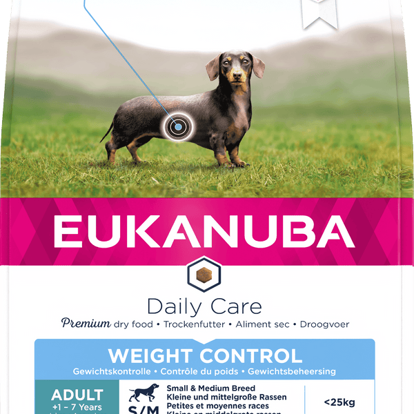 Eukanuba Daily Care Weight Control Small Medium Breed 2.3kg