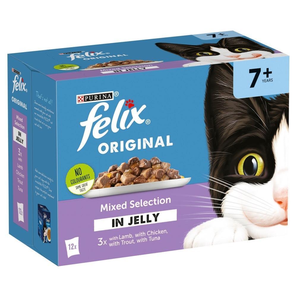 Felix Pouch 7+ Mixed Selection (Lamb) in Jelly  12 x 100g