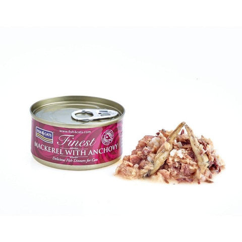 Fish4Cats Finest Mackerel With Anchovy BUY 9 GET 1 FREE!