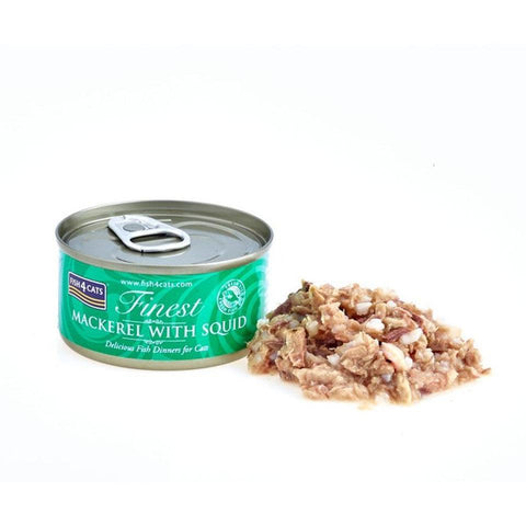 Fish4Cats Finest Mackerel With Squid BUY 9 GET 1 FREE!