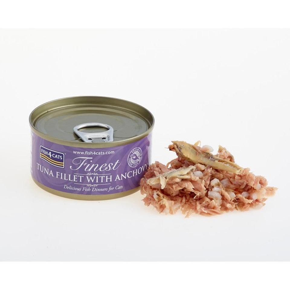 Fish4Cats Finest Tuna Fillet With Anchovy BUY 9 GET 1 FREE!